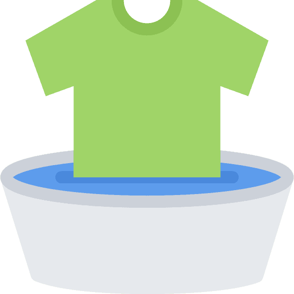 Green Shirt Soak On Laundry Basin