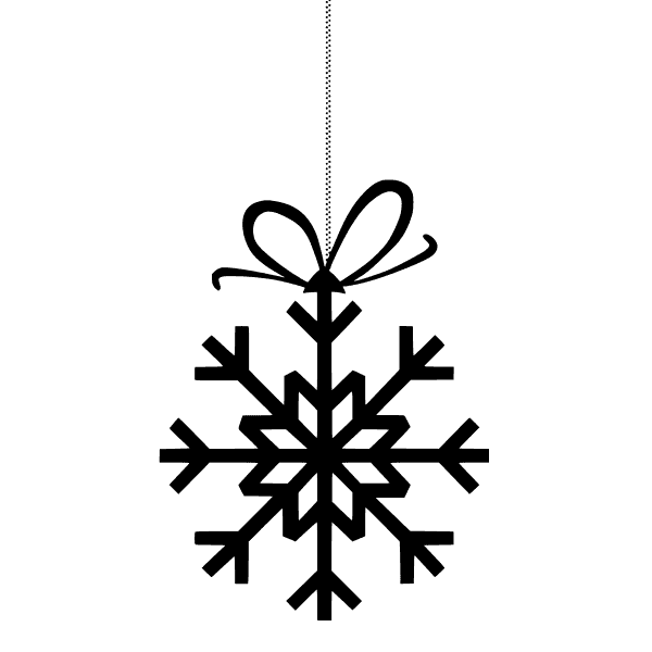 Hanging Snowflake Ornament Free