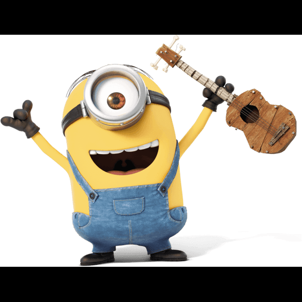 Happy Stuart Minions With Guitar