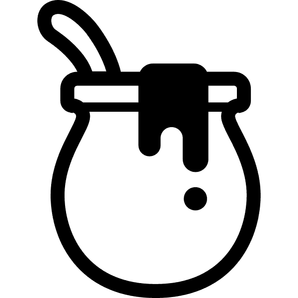 Honey Jar Outline