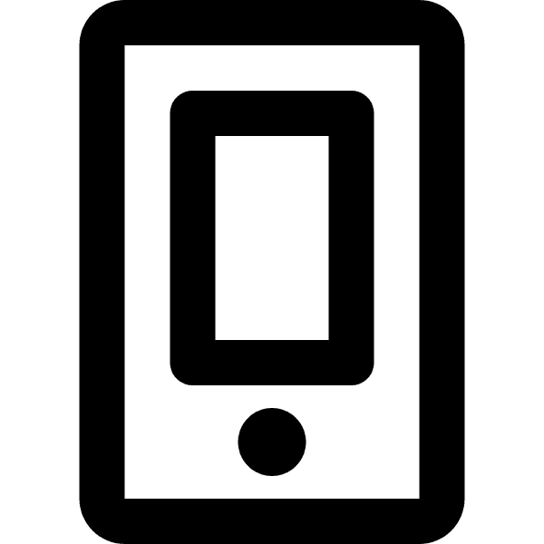 Iphone Icon Bold Outline