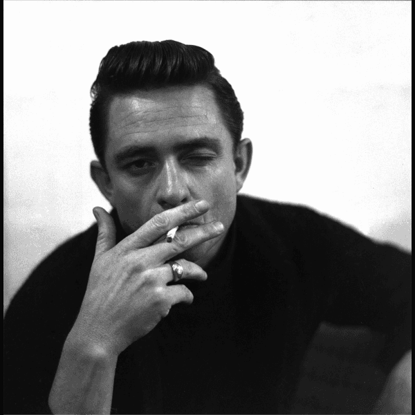 Johnny Cash Smoking
