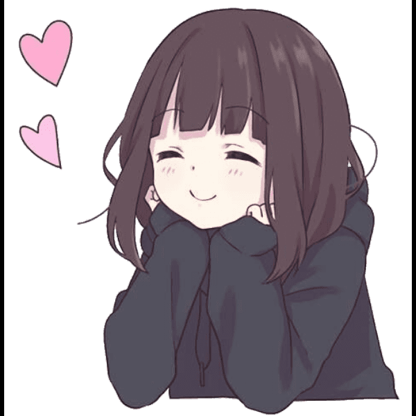 Kawaii Anime Girl Smiling