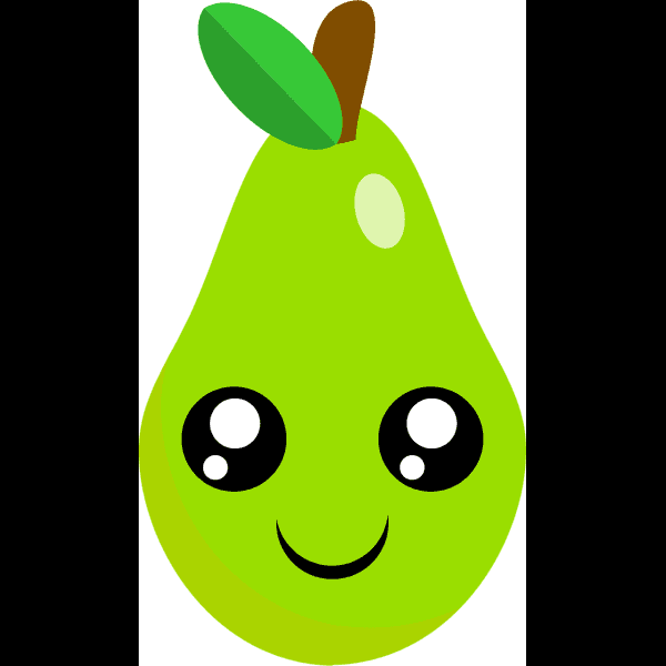 Kawaii Pear Fruit