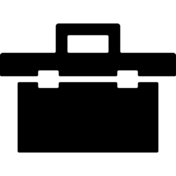 Large Lidded Tool Box