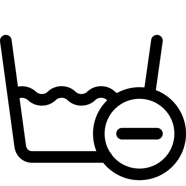 Laundry Basket Minus Sign Outlined