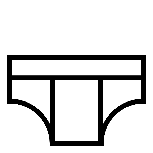 Laundry Underwear Garment Outline