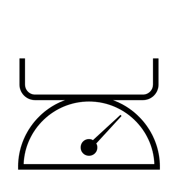 Laundry Weighing Scale Icon