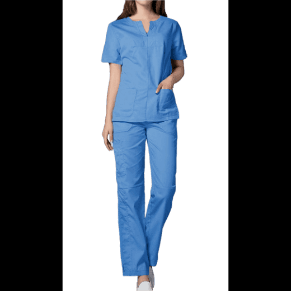 Light Blue Scrubs Set