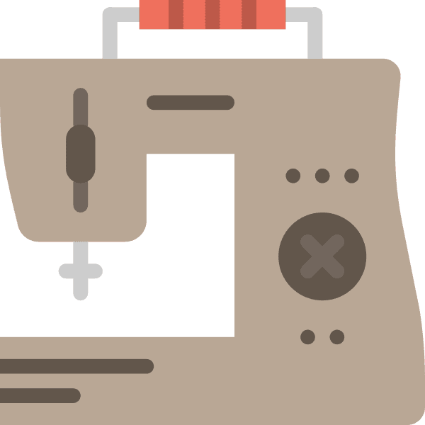 Light Brown Sewing Machine