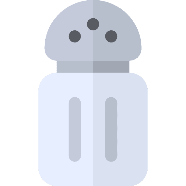 Light Gray Salt Shaker Clipart