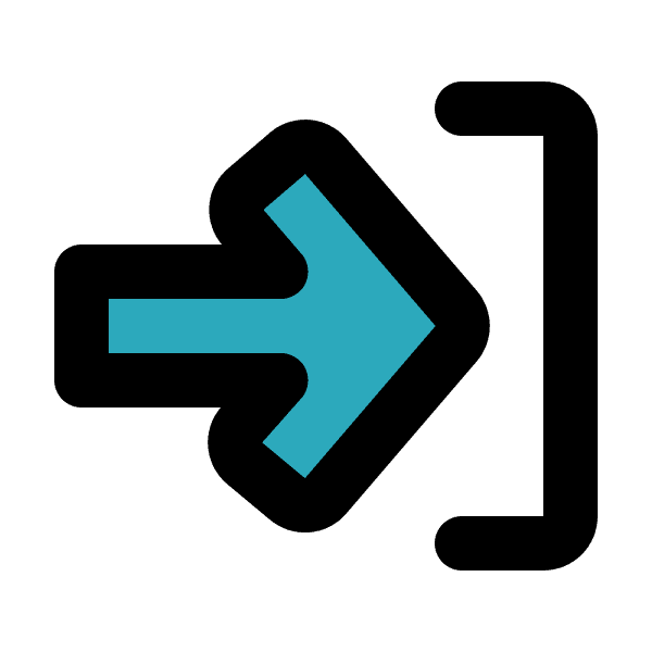 Log In Icon With Big Arrow