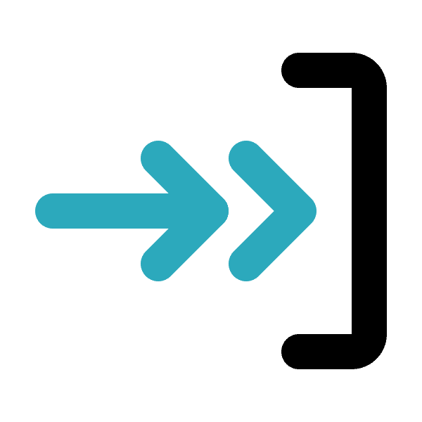 Log In With Arrow Shape