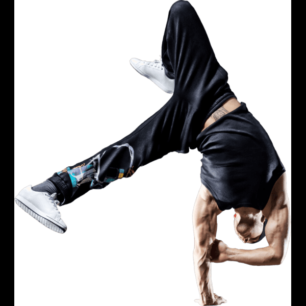 Man In All-black Dancing Hip Hop