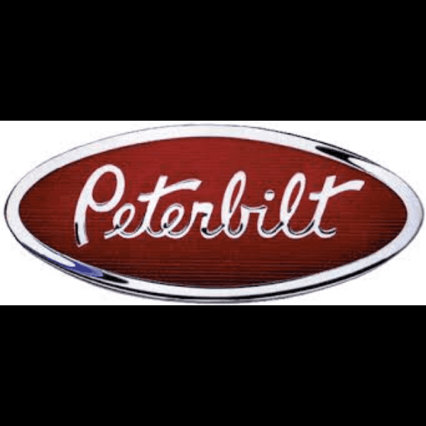 Maroon And Silver Peterbilt Logo