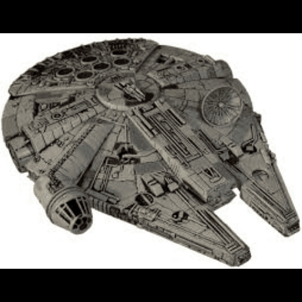 Millennium Falcon Dark Gray 3d