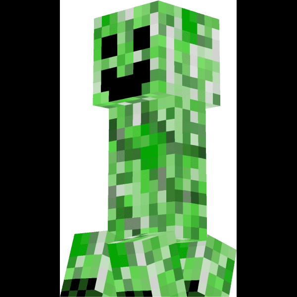 Minecraft Creeper Facing Left
