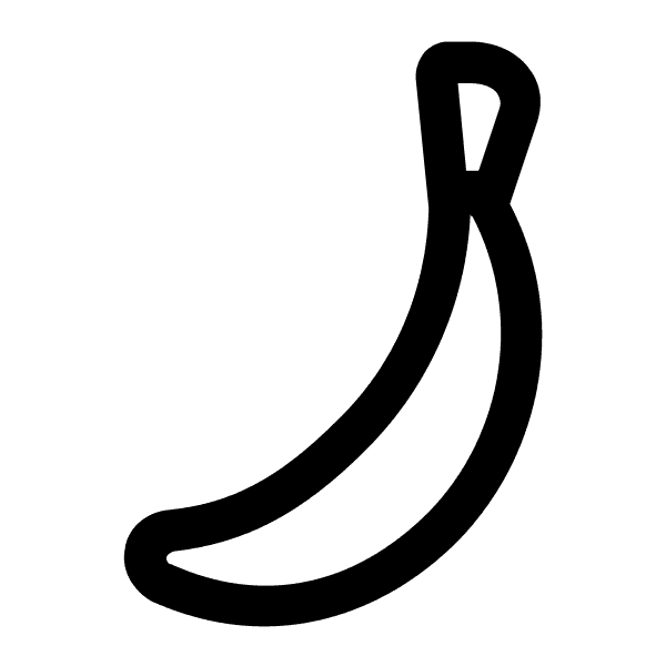 Minimalist Banana Fruit