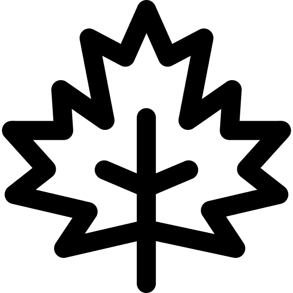 Monochrome Maple Leaf