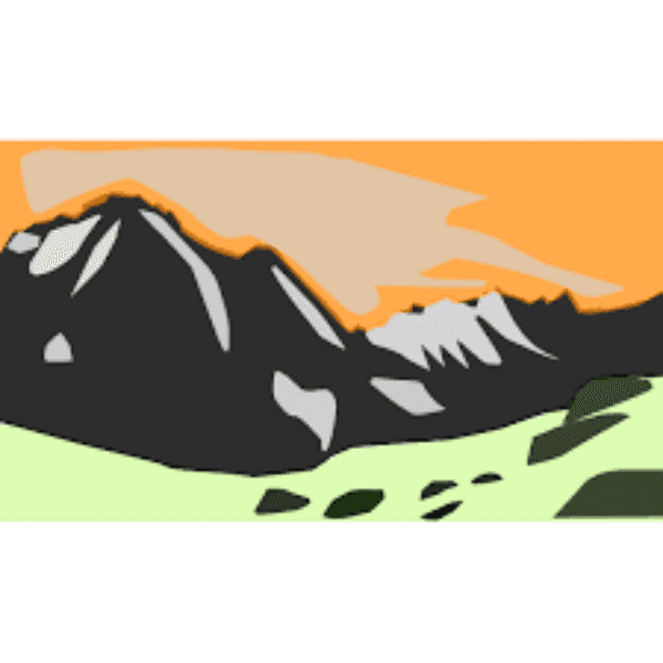 Mountain Scene Landscape Clipart