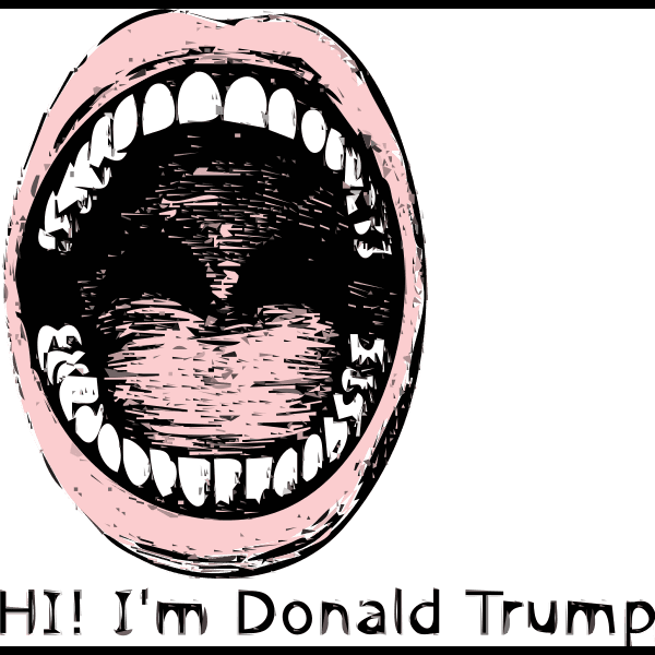 Mouth With Text