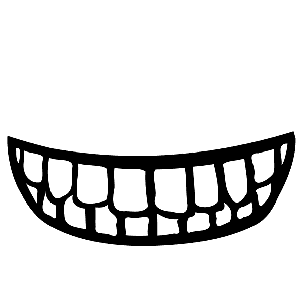 Mouth With Uneven Teeth