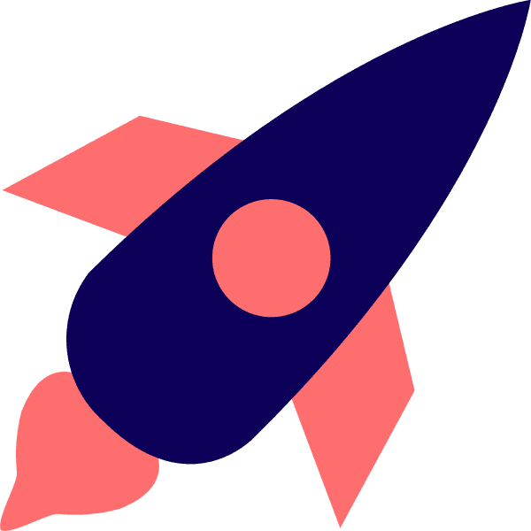 Nasa Colored Rocket Icon