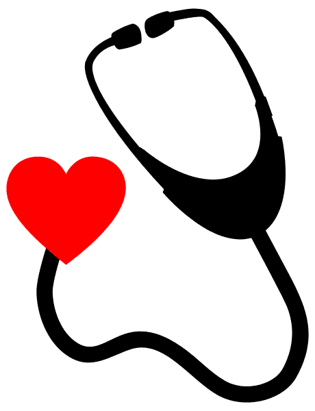 Nurse Stethoscope With Red Heart