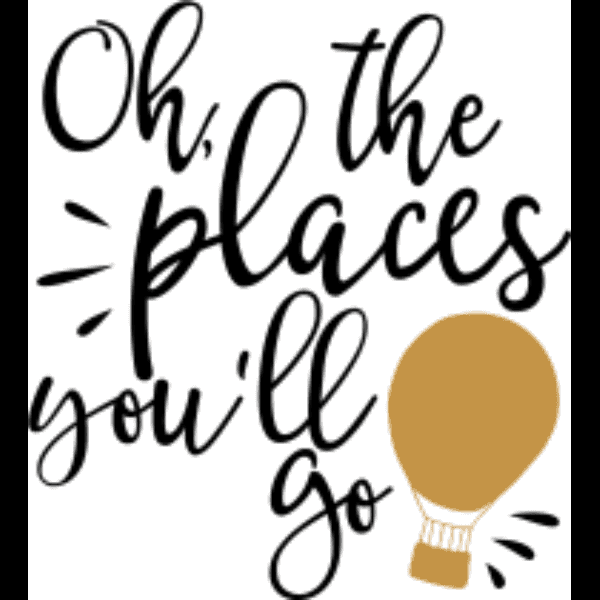 Oh The Places You'll Go Hot Air Balloon