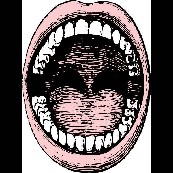 Open Mouth With Seen Uvula