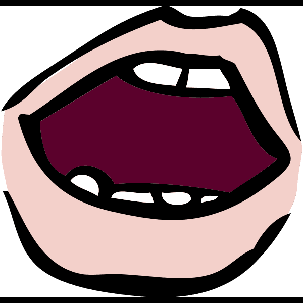 Opened Mouth With Buck Teeth