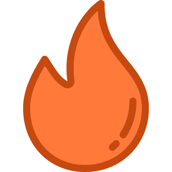 Orange-red Flame Free