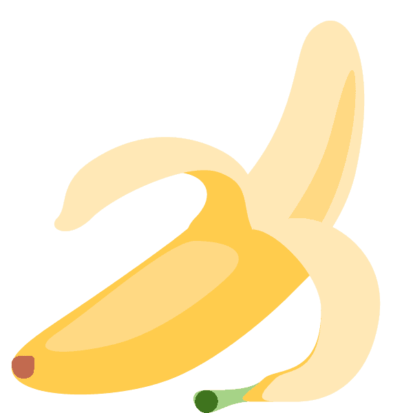 Peeled Banana Clipart
