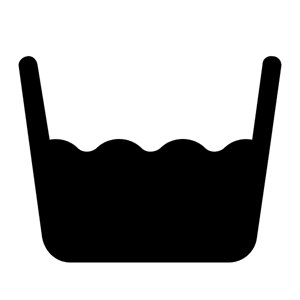 Plain Black Laundry Water Level