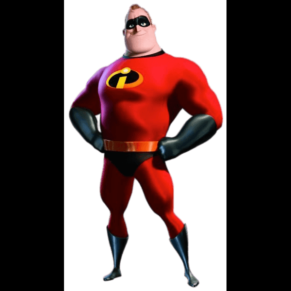 Posing Mr. Incredibles From Incredibles