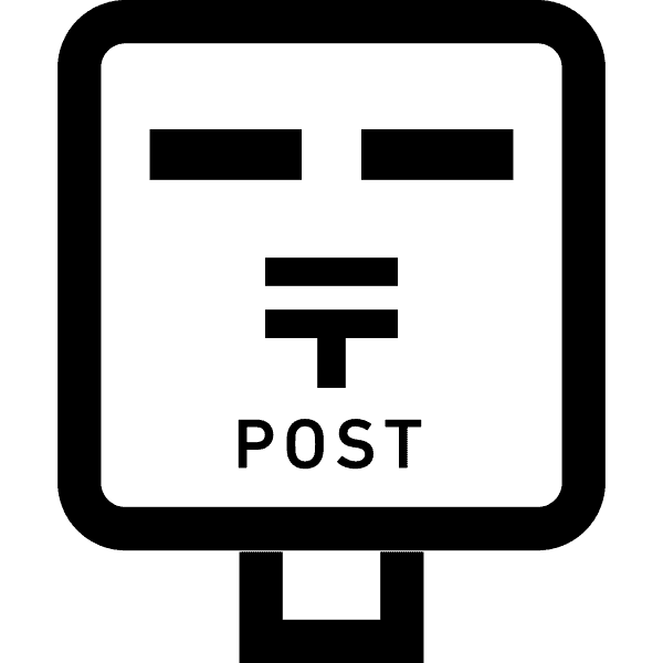 Post Mailbox Outline