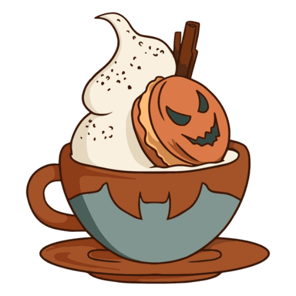 Pumpkin Spice Coffee Clipart