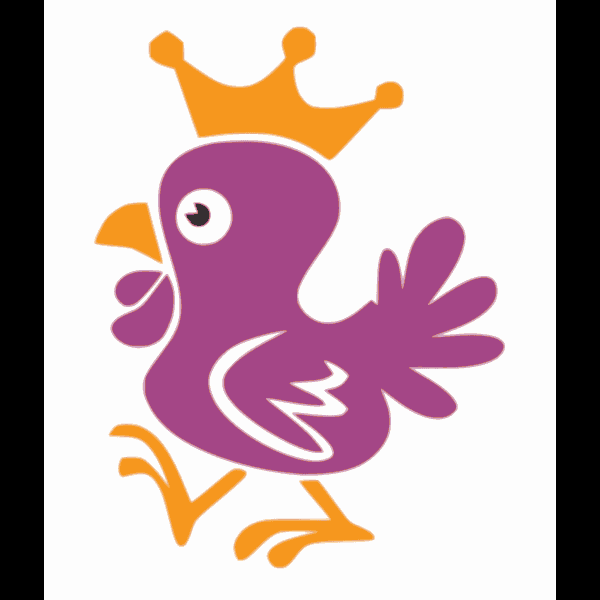 Purple Cute Chicken