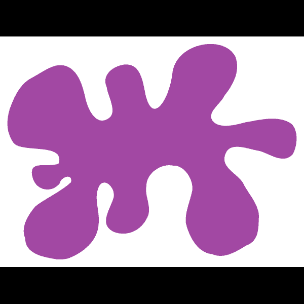 Purple Paint Splat