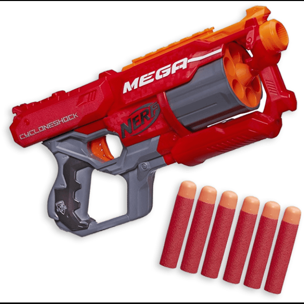 Red Cycloneshock Blaster Nerf Gun