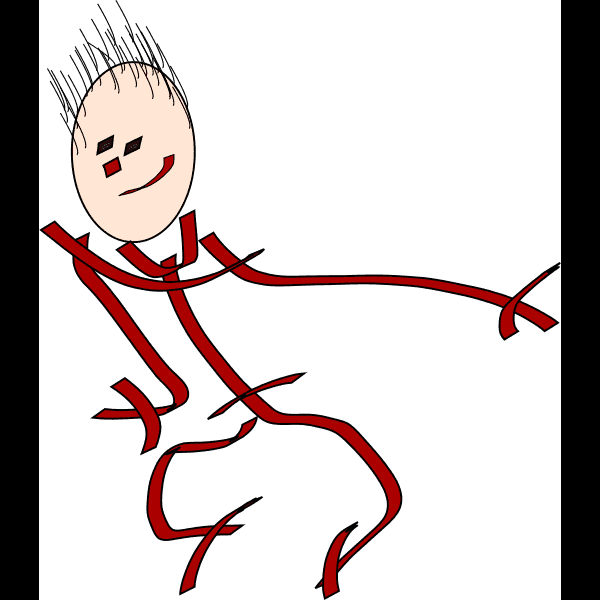 Red Stickman Dancer