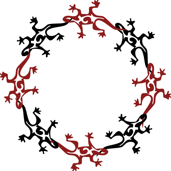 Round Lizard Frame