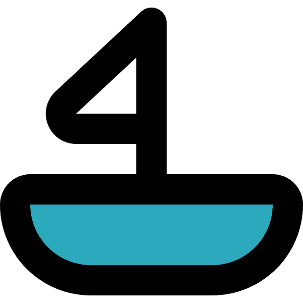 Sailboat Facing Left