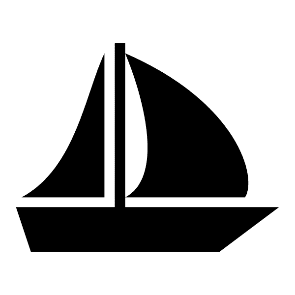 Sailing Sailboat Black