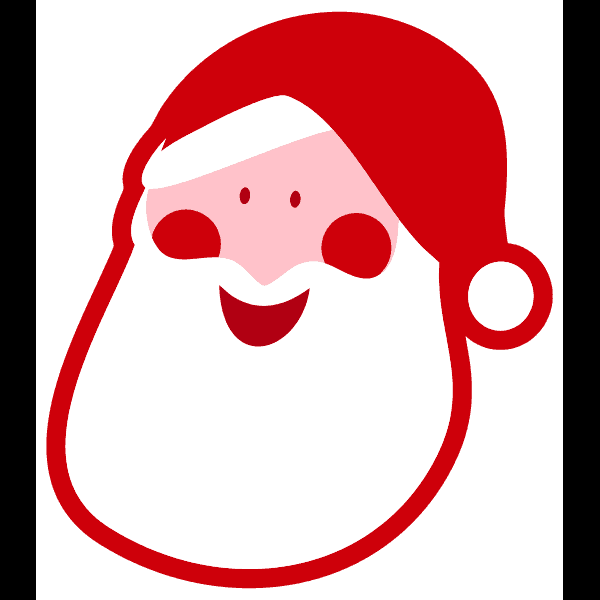 Santa Face Clipart