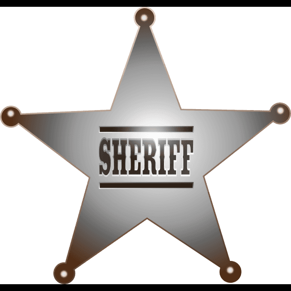 Sheriff Star Badge