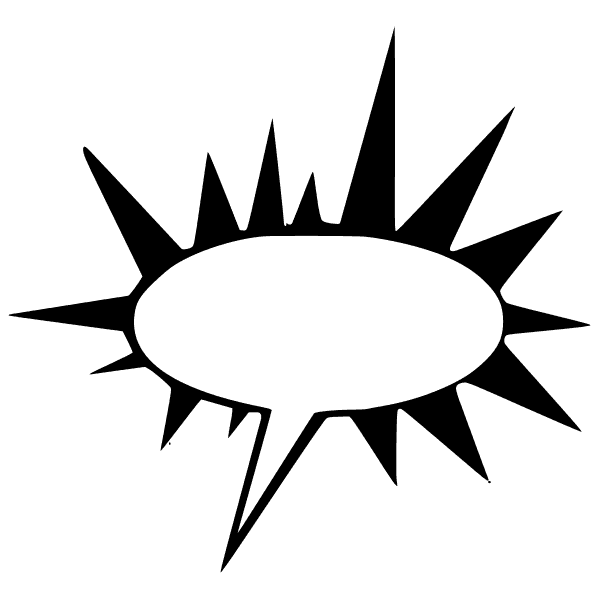 Shouting Speech Bubble