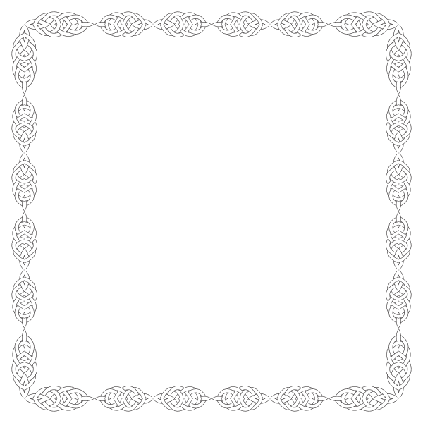 Silver Geometric Square Frame