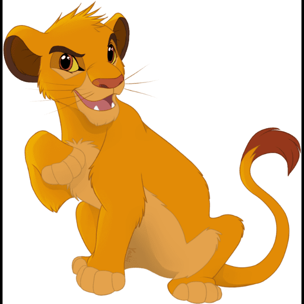 Simba Looks Happy Side-eyeing