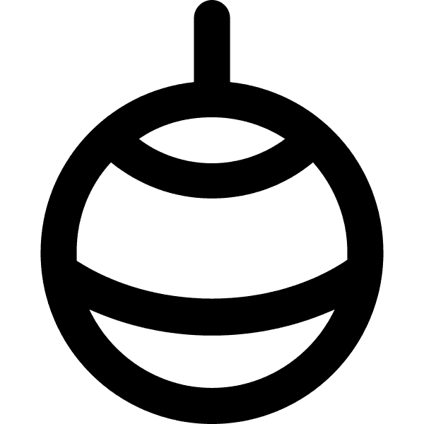 Simple Christmas Ball Ornaments